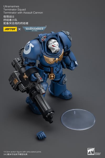 [PRE-ORDER] JoyToy - WARHAMMER 40000 - Ultramarines Terminator Squad Terminator with Assault Cannon
