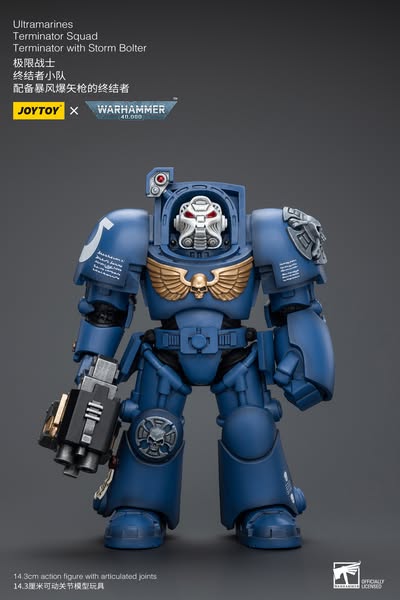 [PRE-ORDER] JoyToy - WARHAMMER 40000 - Ultramarines Terminator Squad Terminator with Storm Bolter