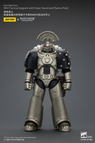 [PRE-ORDER] JoyToy - Warhammer The Horus Heresy - Iron Warriors MKVI Tactical Sergeant with Power Sword and Plasma Pistol