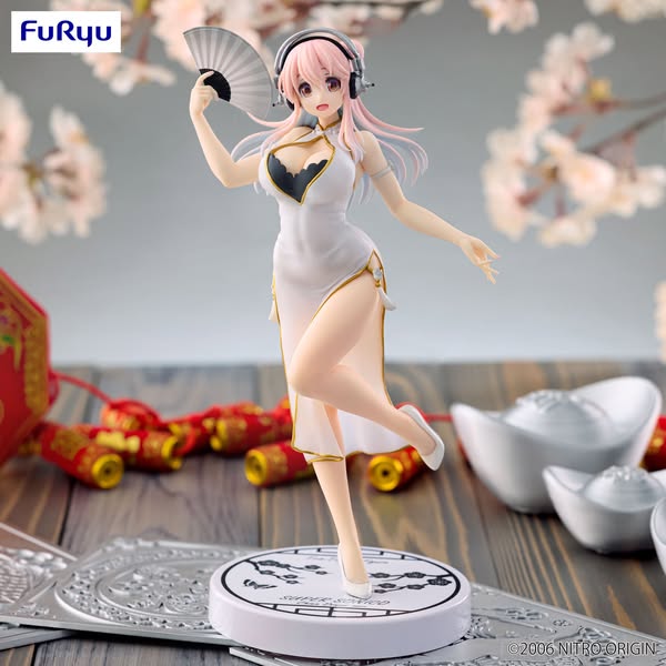 [PRE-ORDER] FURYU - SUPER SONICO - Trio-Try-iT Figure -White China Dress ver.-
