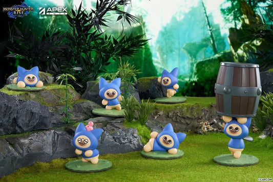 [PRE-ORDER] APEX TOYS - [Monster Hunter Rise] Palico"Kit T."Mini Trading Figure (with set of 6 figures)