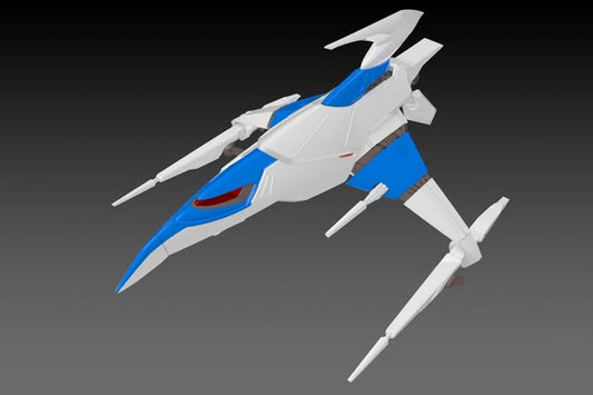 [PRE-ORDER] PLUM PMOA SILVER HAWK 3F-1B SPACE FIGHTER 2P COLOR
