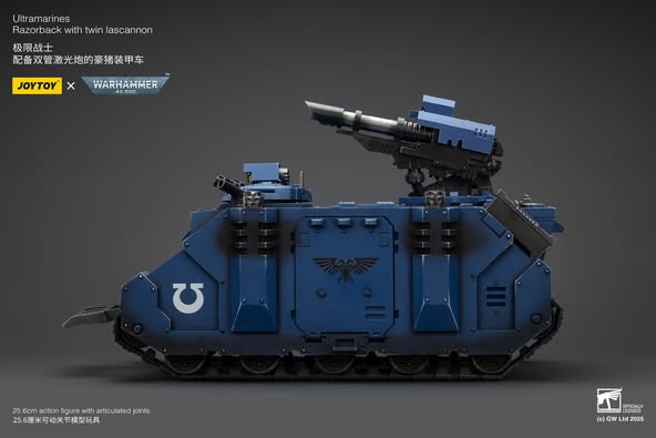 [PRE-ORDER] JoyToy Ultramarines Razorback with twin lascannon