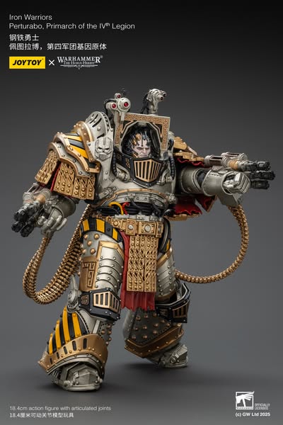 [PRE-ORDER] JoyToy Iron Warriors Perturabo, Primarch of the lVth Legion