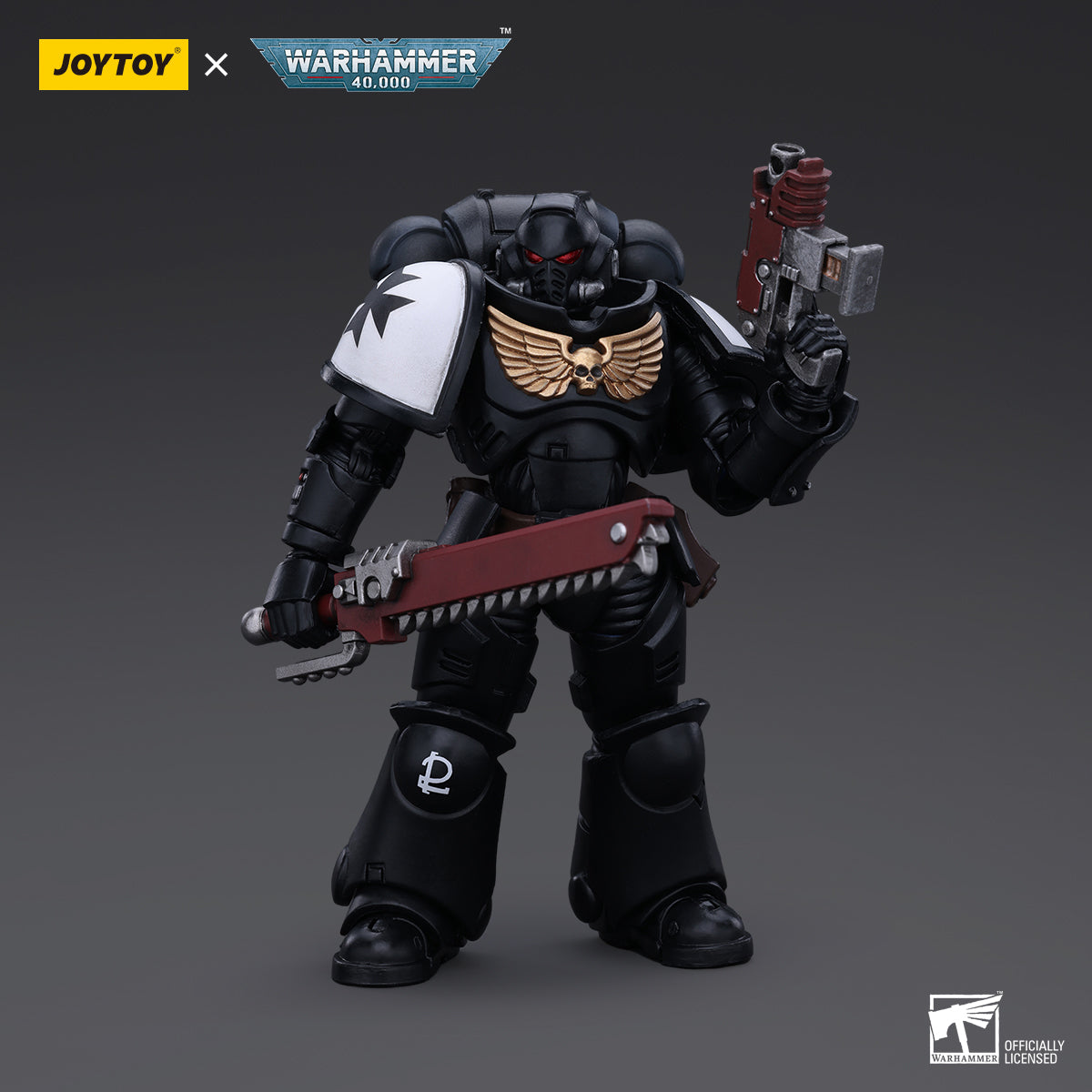 [PRE-ORDER] JoyToy Space Marines Black Templars Outriders Brother Valtus (2025)