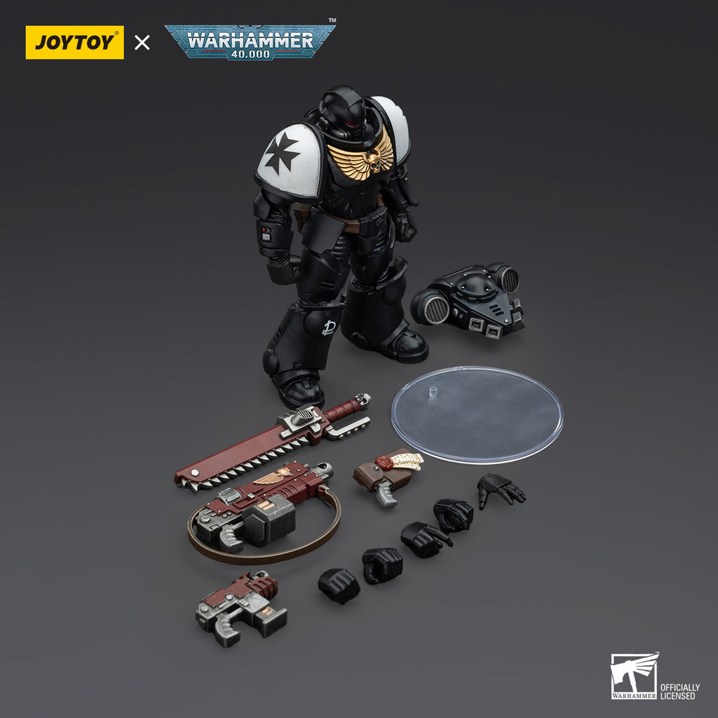 [PRE-ORDER] JoyToy Space Marines Black Templars Outriders Brother Valtus (2025)