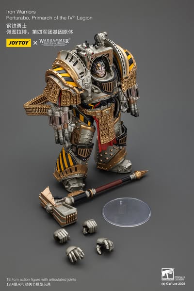 [PRE-ORDER] JoyToy Iron Warriors Perturabo, Primarch of the lVth Legion