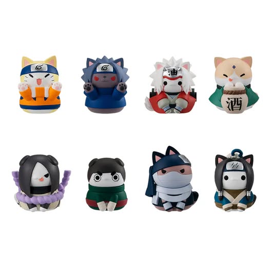 [PRE-ORDER] Megahouse BOX OF 8 - MEGA CAT PROJECT NARUTO-NYARUTO! Come here Sasuke-kun～（Repeat）