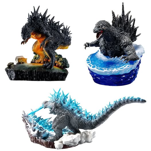 [PRE-ORDER] Megahouse PetitramaEX Godzilla -1.0 from 0 to -1 set (Repeat)