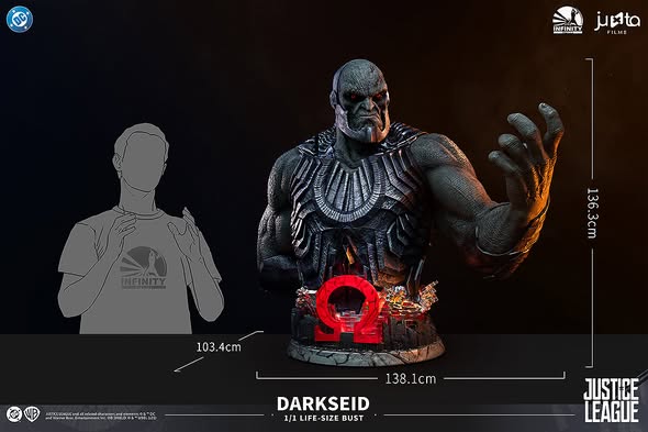 [PRE-ORDER] Infinity Studio Zack Snyder’s Justice League Darkseid 1/1 Scale Bust Model