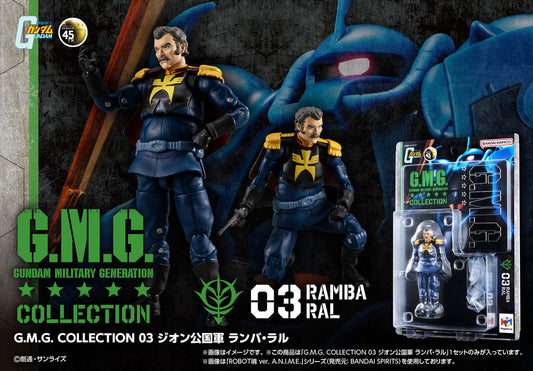 [PRE-ORDER] Megahouse G.M.G. COLLECTION 03 Principality of Zeon Ramba Ral (Repeat)