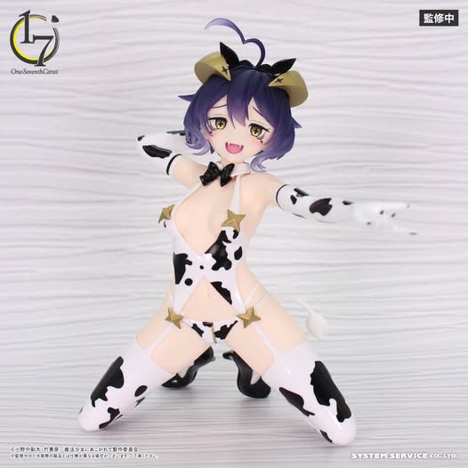 [PRE-ORDER] SYSTEM SERVICE Gushing over Magical Girls One-Seventh Carat Figure Magia Evil Cow Pattern Ver