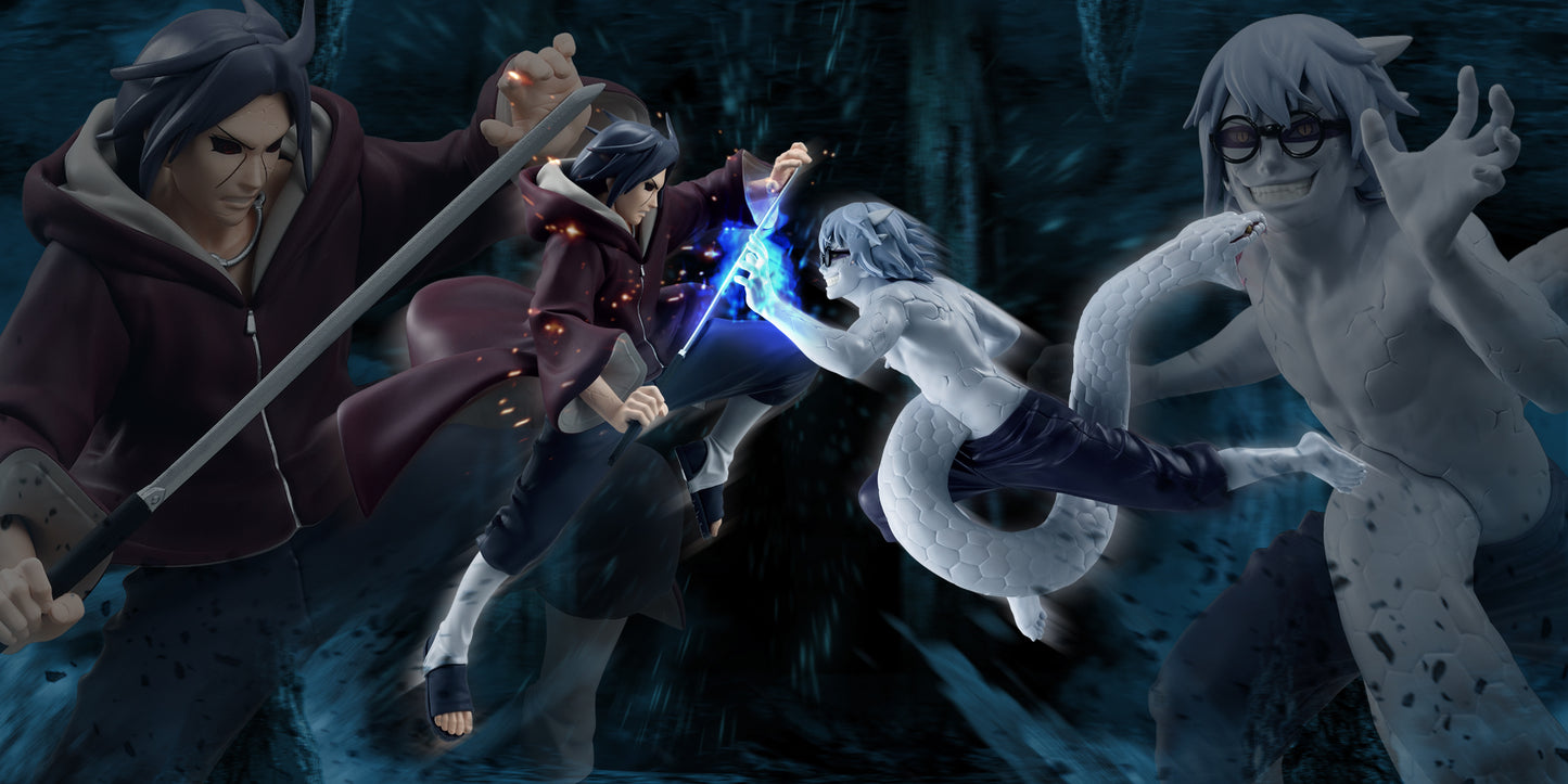 [PRE-ORDER] Banpresto NARUTO SHIPPUDEN VIBRATION STARS  - ITACHI UCHIHA III + KABUTO YAKUSHI (SET OF 2)
