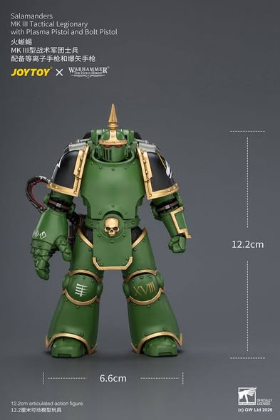[PRE-ORDER] Joytoy Salamanders MK III Tactical Legionary with Plasma Pistol and Bolt Pistol