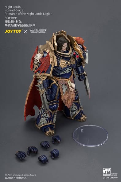 [PRE-ORDER] JoyToy Night Lords Konrad Curze Primarch of the Night Lords Legion