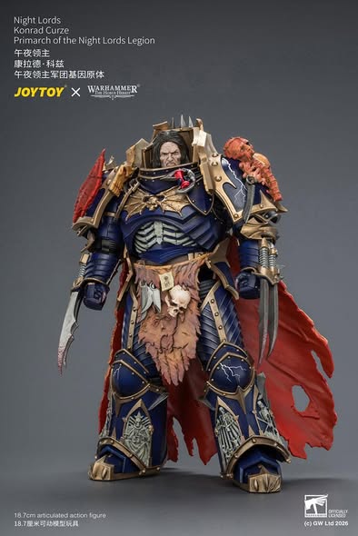 [PRE-ORDER] JoyToy Night Lords Konrad Curze Primarch of the Night Lords Legion