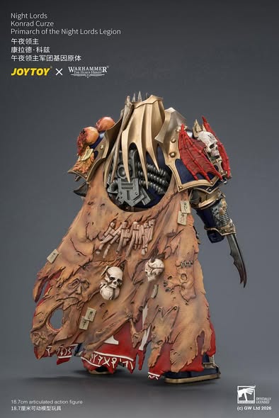 [PRE-ORDER] JoyToy Night Lords Konrad Curze Primarch of the Night Lords Legion
