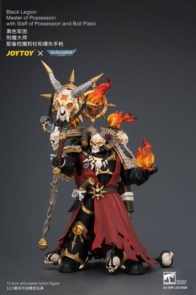 [PRE-ORDER] JoyToy Black Legion Master of Possession with Staff of Possession and Bolt Pistol