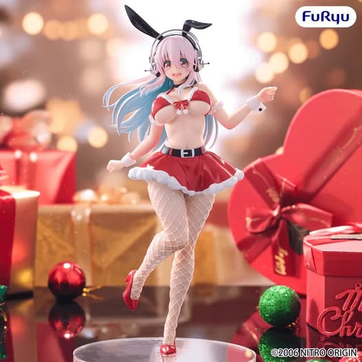 [PRE-ORDER] Furyu SUPER SONICO BiCute Bunnies Figure -Santa ver.-