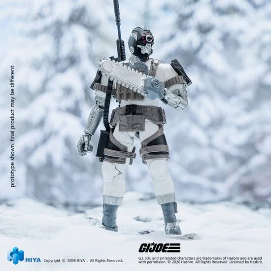 [PRE-ORDER] HIYA Exquisite Mini Series 1/18 Scale 4 Inch G.I.Joe Arctic B.A.T Action Figure