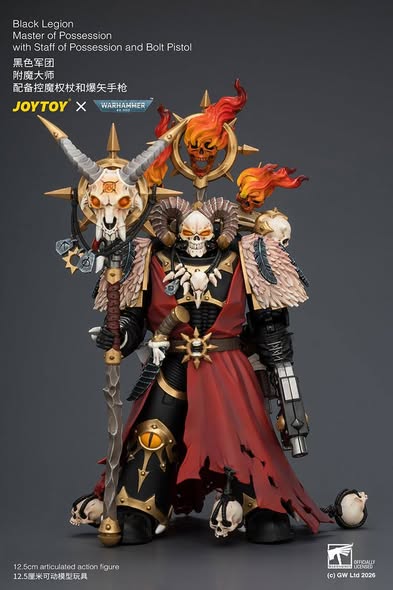 [PRE-ORDER] JoyToy Black Legion Master of Possession with Staff of Possession and Bolt Pistol