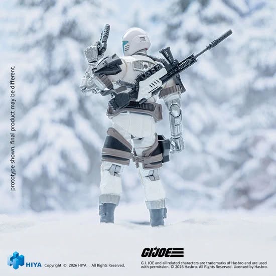 [PRE-ORDER] HIYA Exquisite Mini Series 1/18 Scale 4 Inch G.I.Joe Arctic B.A.T Action Figure