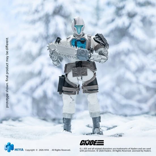 [PRE-ORDER] HIYA Exquisite Mini Series 1/18 Scale 4 Inch G.I.Joe Arctic B.A.T Action Figure