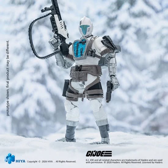[PRE-ORDER] HIYA Exquisite Mini Series 1/18 Scale 4 Inch G.I.Joe Arctic B.A.T Action Figure