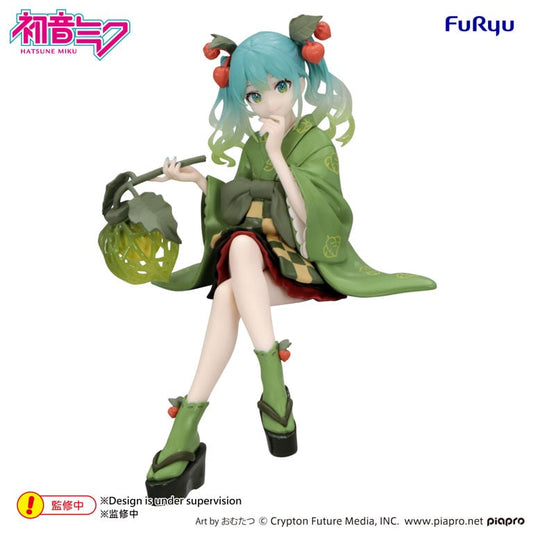 [PRE-ORDER] Furyu Hatsune Miku Noodle Stopper Figure -Flower Fairy Winter Cherry Green Color ver.-