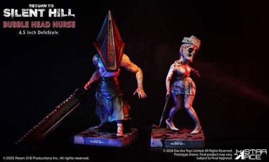 [PRE-ORDER] Star Ace Toys Return to Silent Hill - Pyramid Head & Bubble Head Nurse DefoStyle Figure (Twin Pack)
