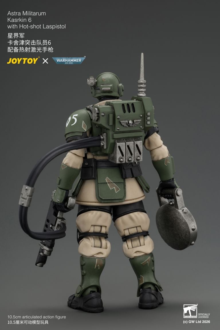 [PRE-ORDER] JoyToy Astra Militarum Kasrkin 6 with Hot-shot Laspistol