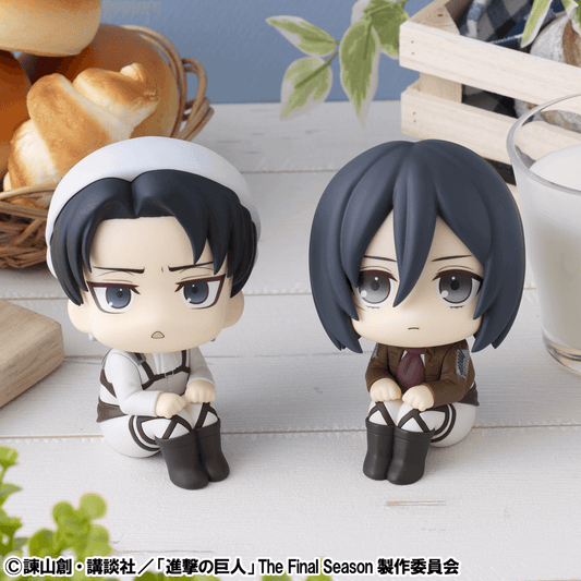 [PRE-ORDER] Megahouse Lookup Attack on Titan Levi Cleaning up Ver. & Mikasa Ackerman set [with gift]