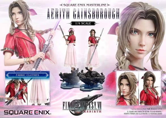 [PRE-ORDER] Square Enix Masterline Final Fantasy VII Rebirth 1/4 Scale - Aerith Gainsborough