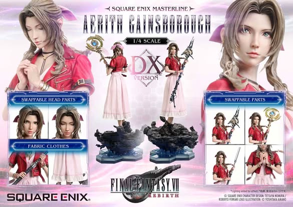 [PRE-ORDER] Square Enix Masterline Final Fantasy VII Rebirth 1/4 Scale - Aerith Gainsborough (Deluxe ver.)