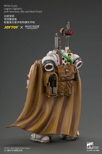 [PRE-ORDER] Joytoy White Scars Legion Vigilator with Nemesis rifle and Bolt Pistol