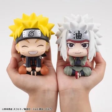 [PRE-ORDER] Megahouse Lookup NARUTO Shippuden Naruto Uzumaki Smile ver. & Jiraiya set [with gift]