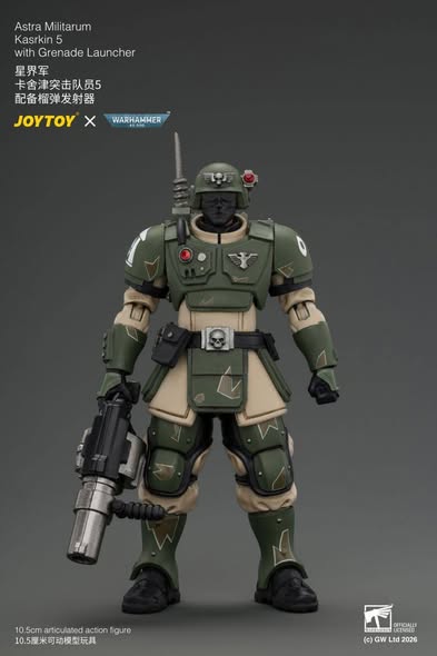 [PRE-ORDER] JoyToy Astra Militarum Kasrkin 5 with Grenade Launcher