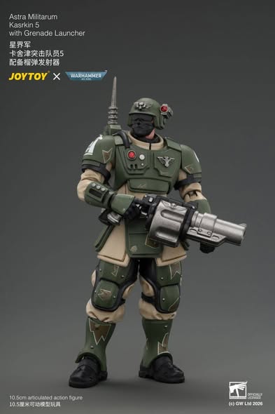 [PRE-ORDER] JoyToy Astra Militarum Kasrkin 5 with Grenade Launcher