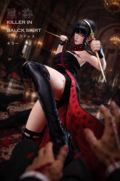 [PRE-ORDER] OPAPA TOYS / HaHa Studio 1/6 Killer in Black Skirt - YOR FORGER 3P