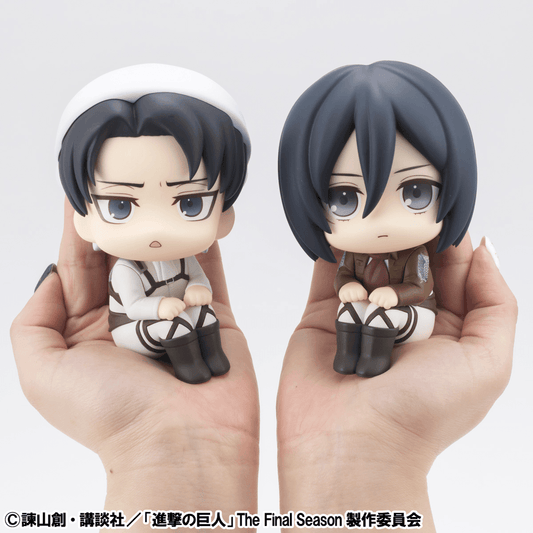 [PRE-ORDER] Megahouse Lookup Attack on Titan Levi Cleaning up Ver. & Mikasa Ackerman set [with gift]