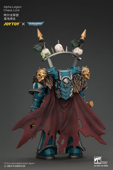 [PRE-ORDER] JoyToy Alpha Legion Chaos Lord with Plasma Pistol and Accursed Weapon