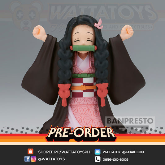 PRE ORDER- BANPRESTO -DEMON SLAYER: KIMETSU NO YAIBA FIGURE VOL.45(A:NEZUKO KAMADO)