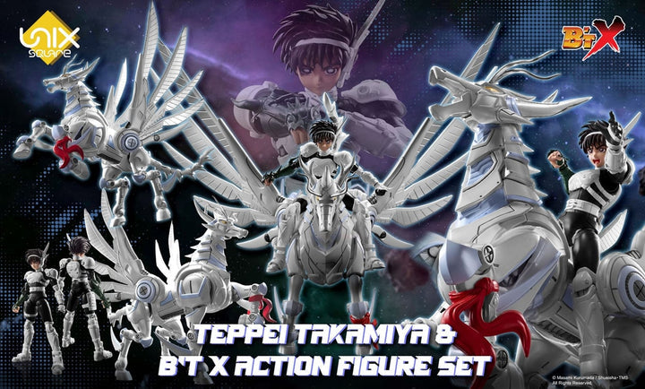 [PRE-ORDER] Unix Square Teppei Takamiya & B't X Action Figure set