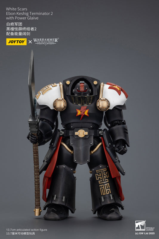 [PRE-ORDER] JoyToy White Scars Ebon Keshig Terminator 2 with Power Glaive