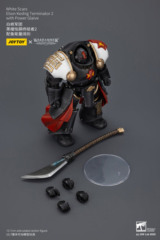 [PRE-ORDER] JoyToy White Scars Ebon Keshig Terminator 2 with Power Glaive