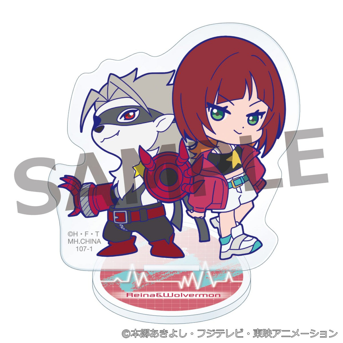 [PRE-ORDER] Megahouse BOX OF 6 - Acrylic Stand Buddycolle DIGIMON BEATBREAK