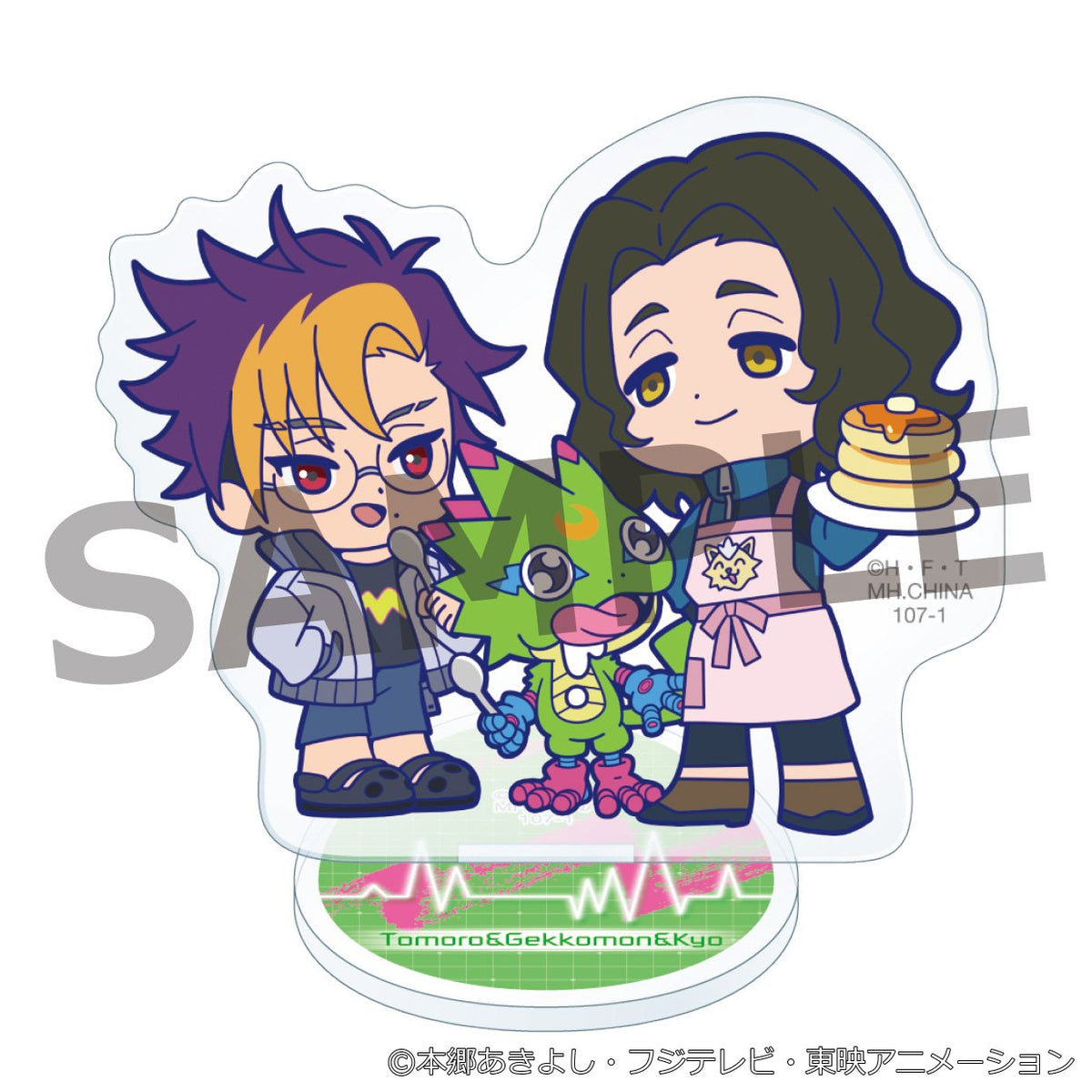 [PRE-ORDER] Megahouse BOX OF 6 - Acrylic Stand Buddycolle DIGIMON BEATBREAK