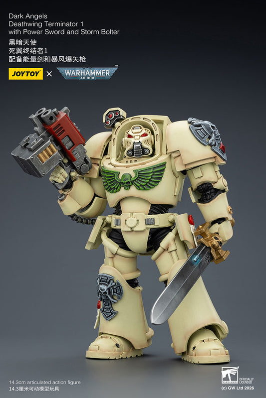 [PRE-ORDER] JoyToy Dark Angels Deathwing Terminator 1 with Power Sword and Storm Bolter