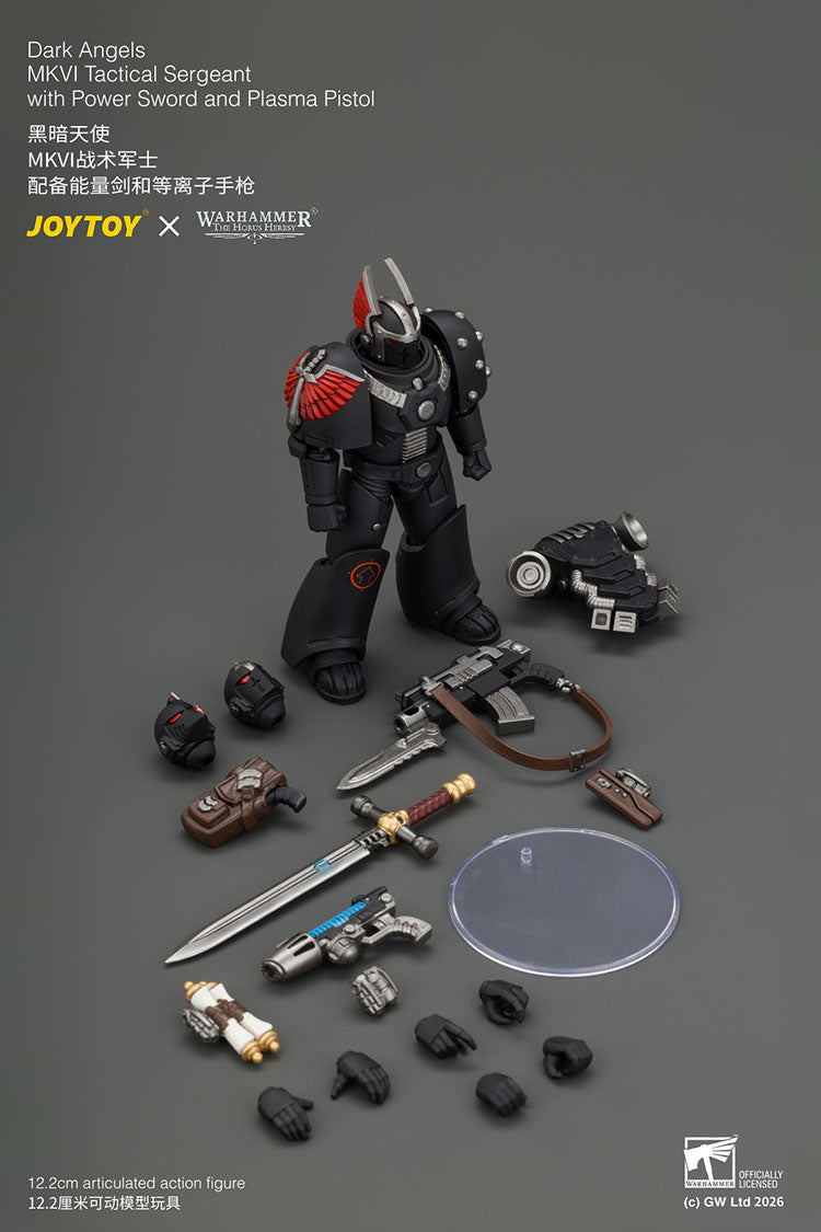 [PRE-ORDER] JoyToy Dark Angels MKVI Tactical Sergeant with Power Sword and Plasma Pistol