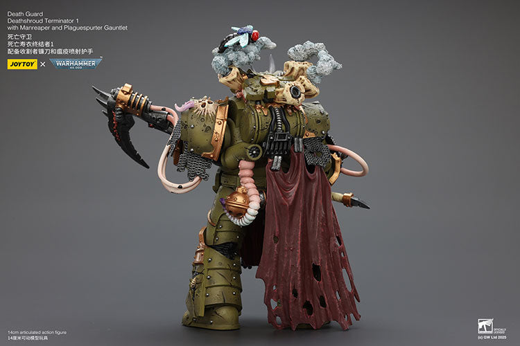 [PRE-ORDER] JoyToy Death Guard Deathshroud Terminator 1 with Manreaper and Plaguespurter Gauntlet (2026)